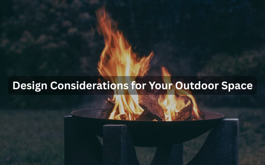 Cozy outdoor fire pit, creating a warm and inviting ambiance for alfresco gatherings and relaxation.