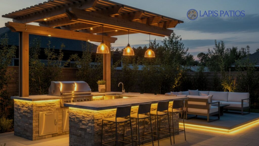 Outdoor Kitchen Lighting Design for Better Evenings