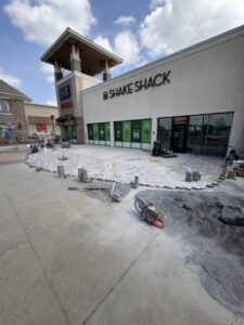 commercial paver patio installation charlotte outlet mall